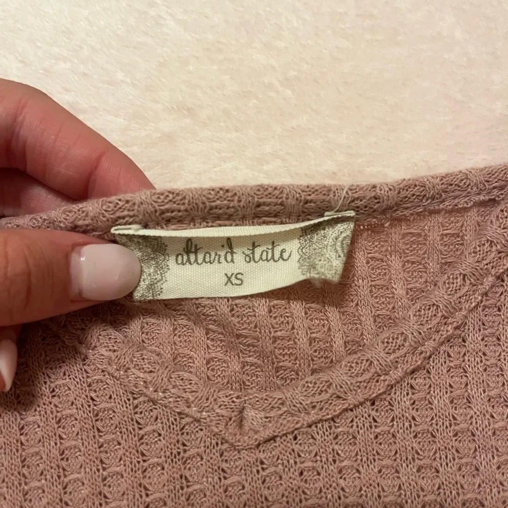 Women's Ruffled Pink Top - Picture 2 of 3